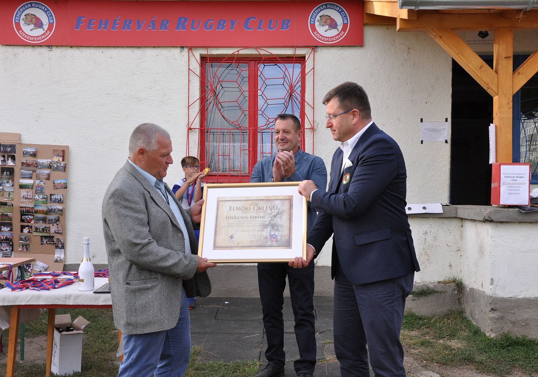 A 35 éves Fehérvár Rugby Club jubileumi ünnepsége